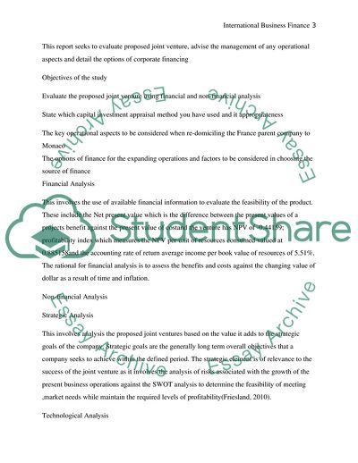 International Business Finance