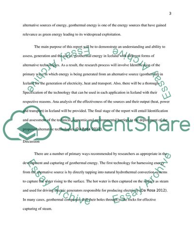 Geothermal Energy in Iceland