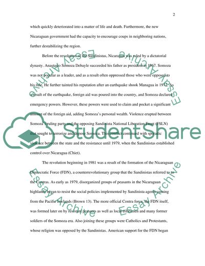 Nicaraguan War: Sandinistas Vs. Contras (1981-1990)
