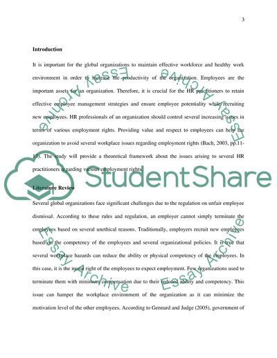 Human resources and employment rights