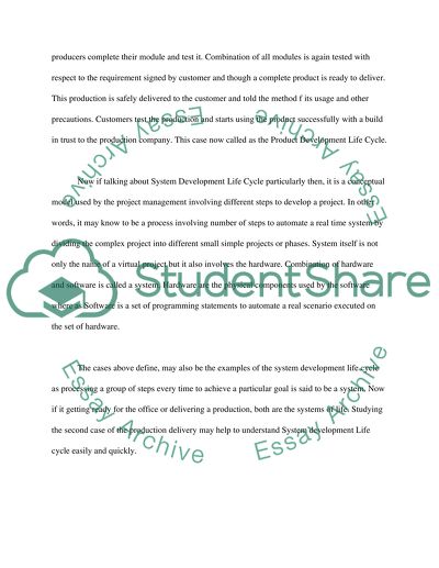 Systems Development Life Cycle