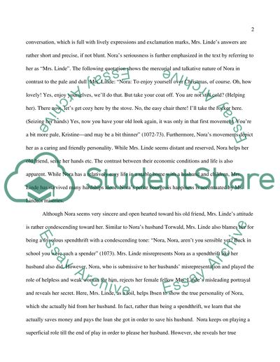 The Foil Characters in A Doll House and Death of a Salesman