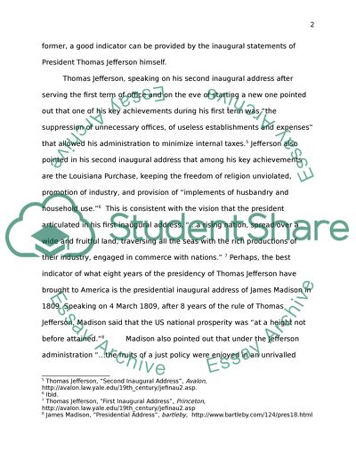 The Thomas Jefferson Presidency