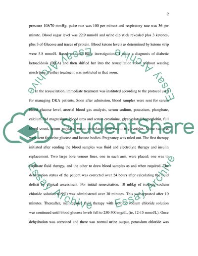 Reflective account of clinical incident