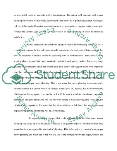 Career Planning and Development in Human Resources