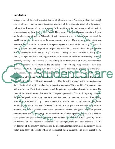The impact of Oil price changes on the Gulf Council Countries (GCC) stock markets
