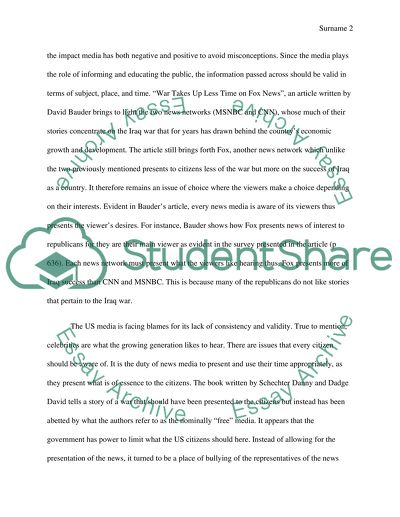 Making a Choice in US News Medias Top Stories