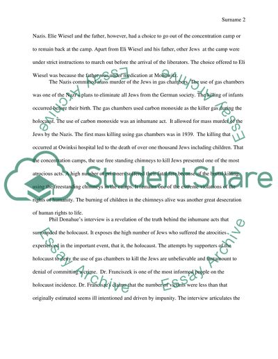 Recalling the Holocaust