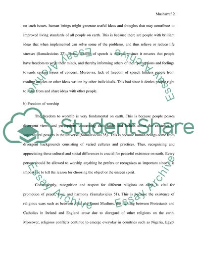 Freedom of Speech and Expression