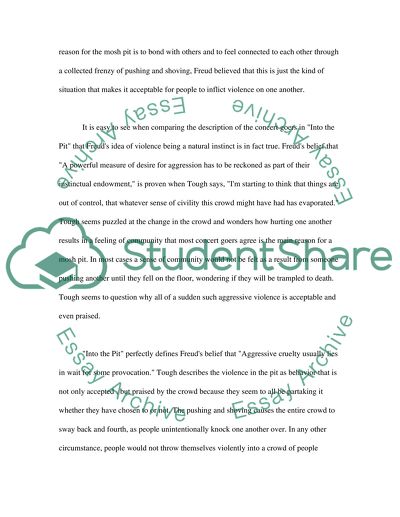 A Pit of Socially Acceptable Violence