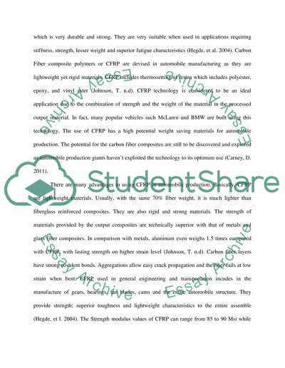 Carbon-Fibre Composite Materials