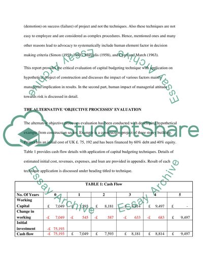 Strategic Investment Decisions