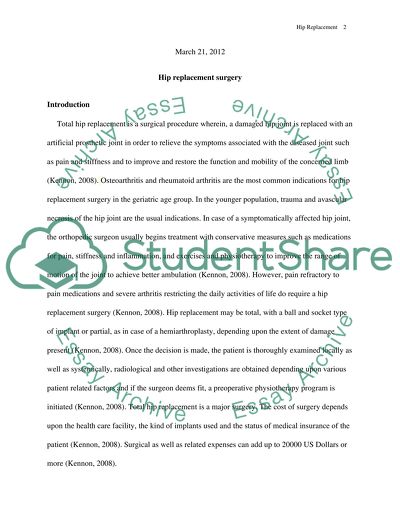 Hip replacement essays 07 picture