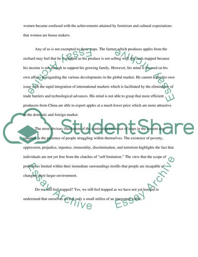 The Operation of Sociological Imagination