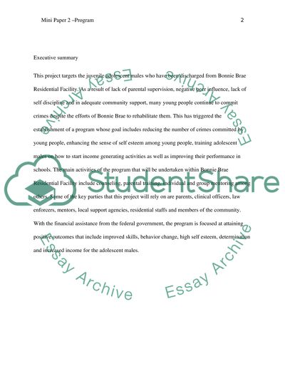 Juvenile Adolescent Males