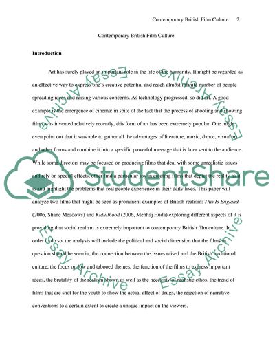 Contemporary British Film Culture