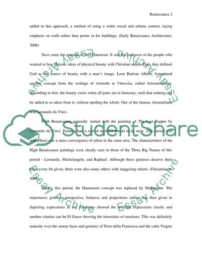 Analysis of Renaissance Art