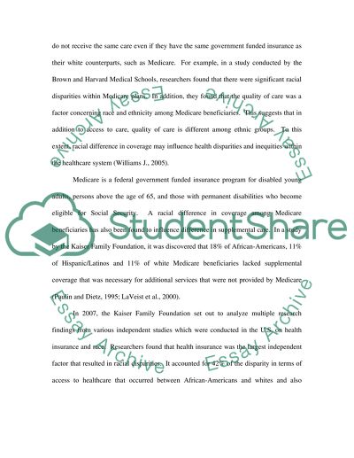 Access to quality health care