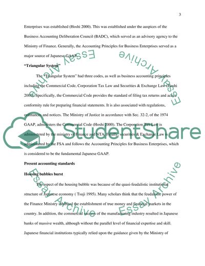 Japanese Accounting System