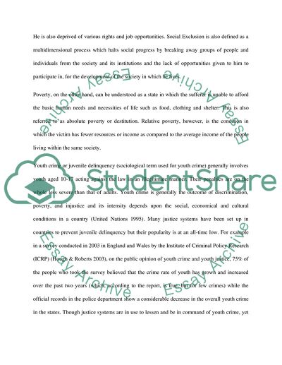 Policies in Reducing the Process of Social Exclusion