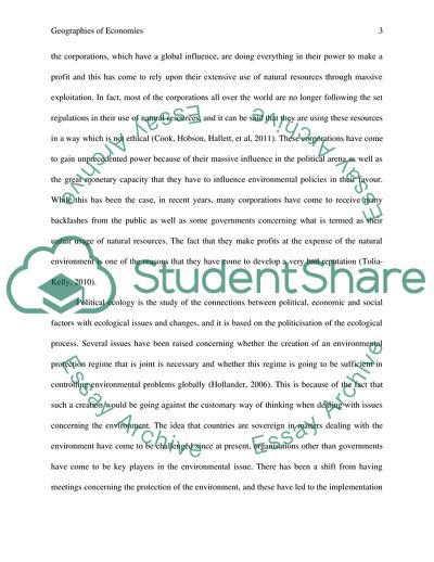 Global Production Networks