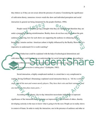 Reality TV Development