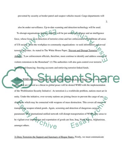 Terrorism Preparedness & Response