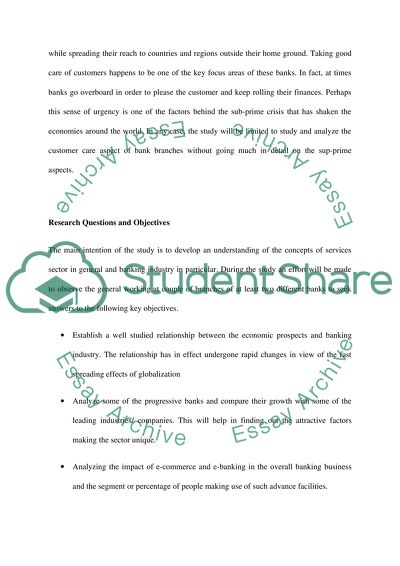 Customer Service Banking in Branches