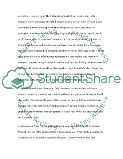 Eliminating Human Resource Problems