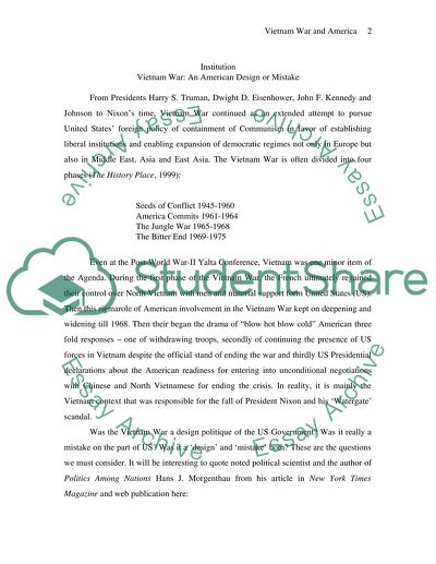 Vietnam War and America