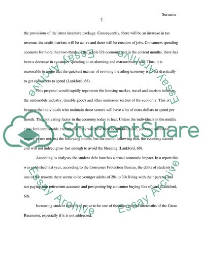 Impact of Forgiving Students on the US Economy