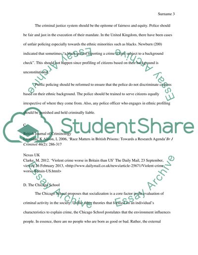 The Criminal Justice System