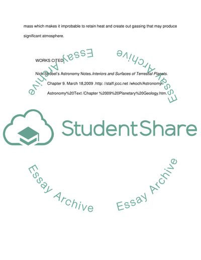 Why Mercury, Venus, and the Moon Do not Have Significant Erosion