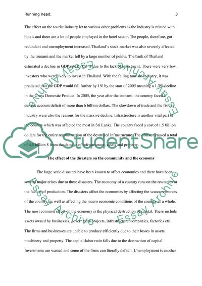 Community and economic implications of large-scale emergencies and disasters