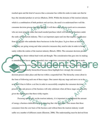 Stages of the Consumer Decision Process