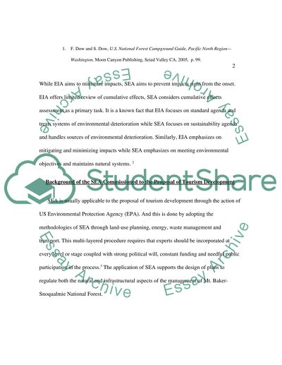 Tourism Development in Mt Baker-Snoqualmie National Forest