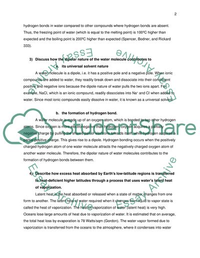 Discussing Issues Relating to Oceanography