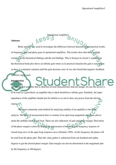 Operational Amplifiers