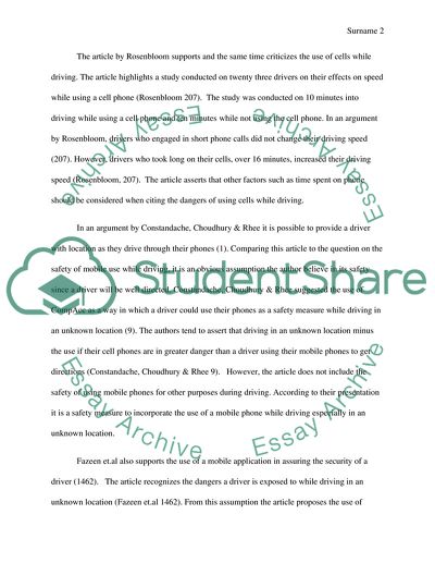 Is It Safe to Use Cell Phone While Driving