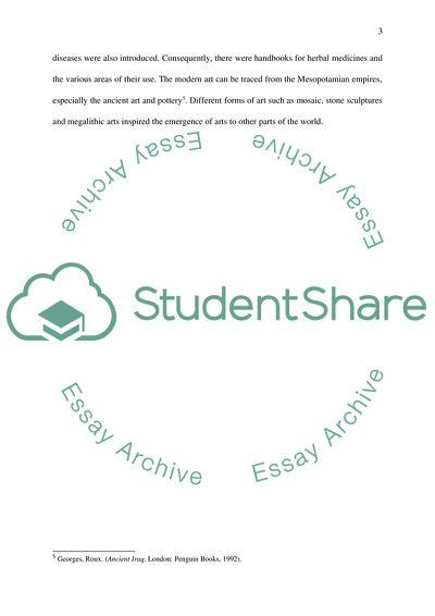 Ancient Iraq - Contribution of Mesopotamian Empires