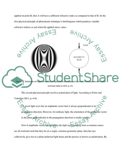 Stress Measurement and Photoelasticity