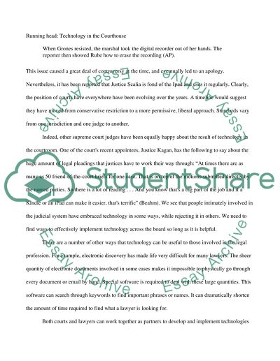 Courtroom Technology