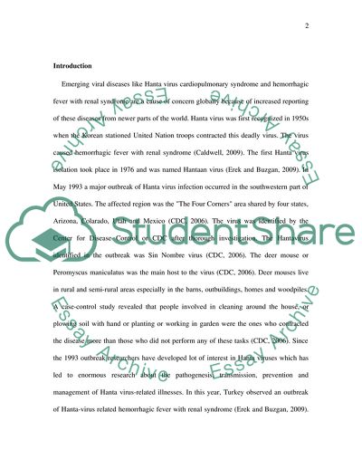 Hantavirus essay image