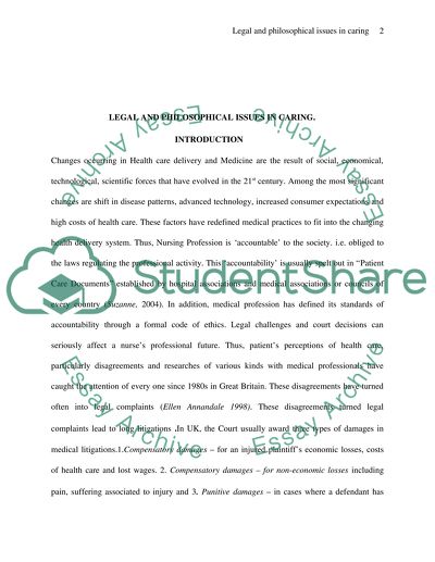 Legal and Philosophical Aspects of Consent