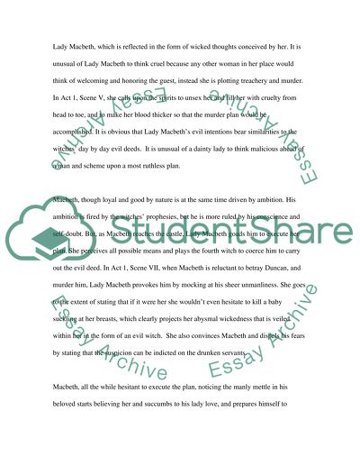 Lady Macbeth: The fourth witch