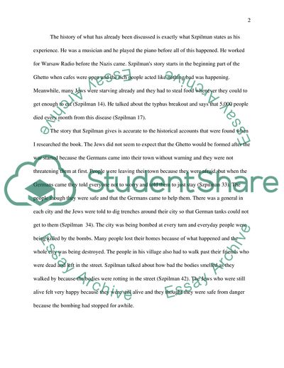 Warsaw Ghetto and The Pianist