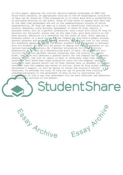 Globe-Trotting Corporation