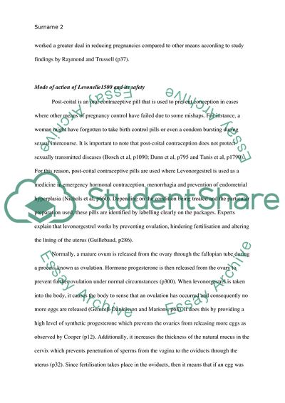 Why Maintain the Availability of Levonorgestrel to the UK Public
