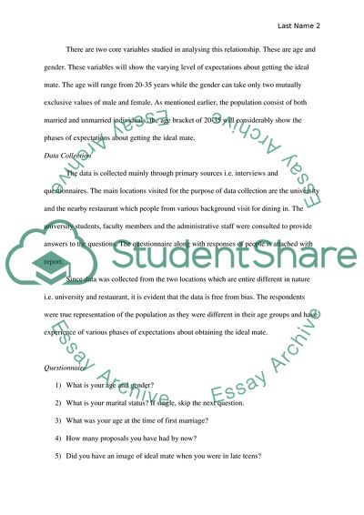 The Relationship between Age