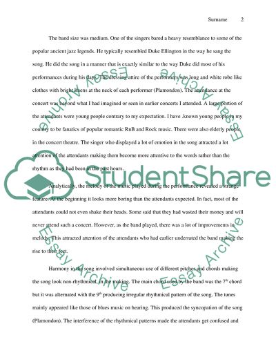 Jazz Concert at Easter Washington University